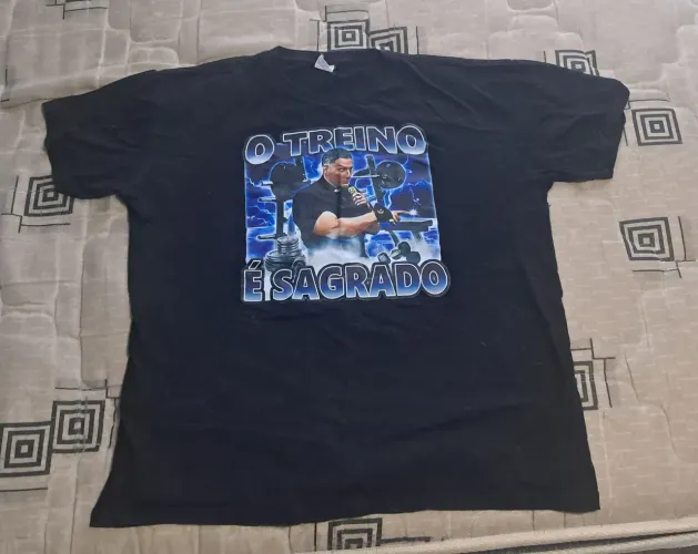 Camiseta estampada padre marcelo rossi