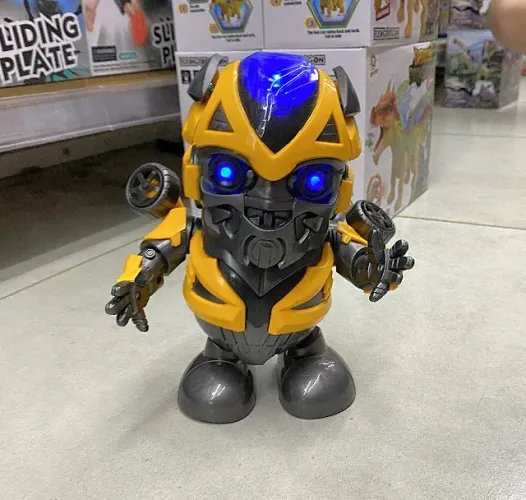 Robot Dançante Super Hero Bumblebee com Música e Movimento