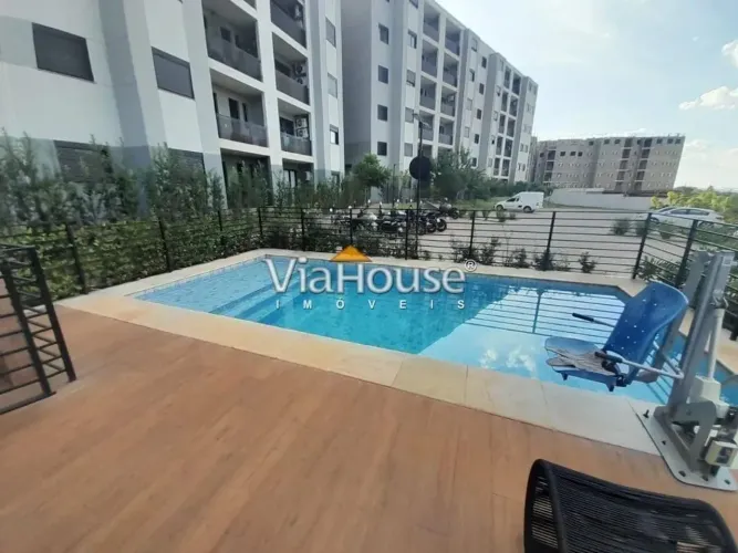 White Residence Bonfim Paulista - Apartamento á venda de 52,88m² com 2 Quartos e Piscina n