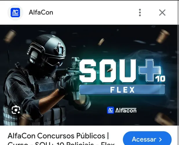 Alfacon- curso carreiras policiais vitalício