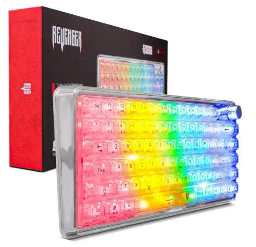Teclado Mecânico Gamer Revenger BKL006 Rgb Usb 3.0 Qwerty