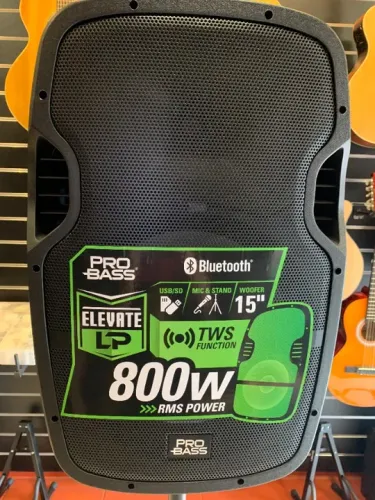 Caixa Ativa Pro Bass Elevate LP 800W