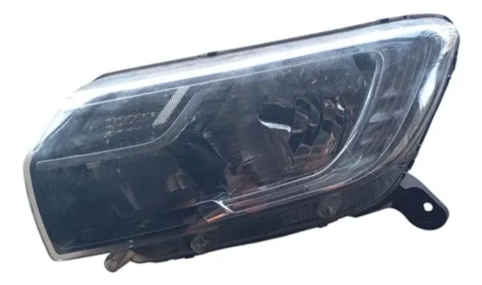 Farol Esquerdo Led Renault Sandero Logan 2017 2020 Detalhe 