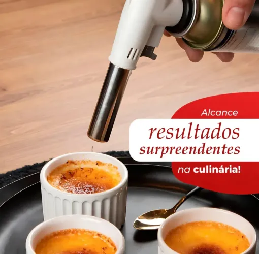 Maçarico culinária portátil