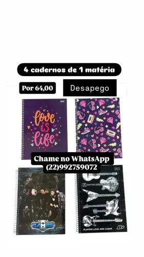 Desapego de Papelaria produtos novos