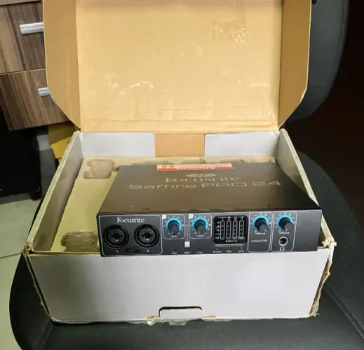 FOCUSRITE SAFFIRE PRO 24 - Zero , nunca foi usada, na caixa