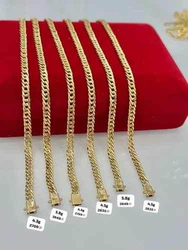 Pulseira de ouro 18k Novas | Certificado de garantia | Loja física