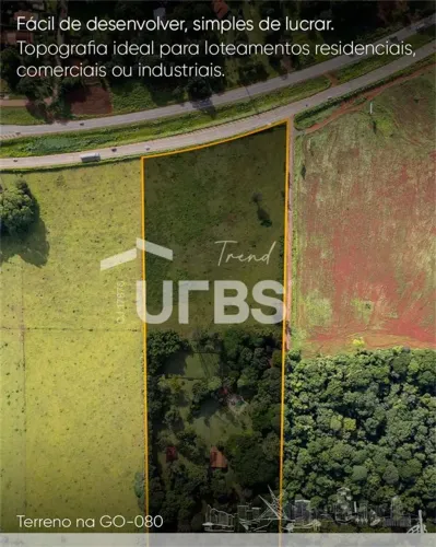 Área para potecial loteamento - GO-080 Goiânia