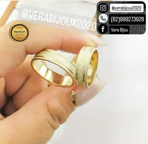 PAR DE ALIANÇAS NOIVADO E CASAMENTO 