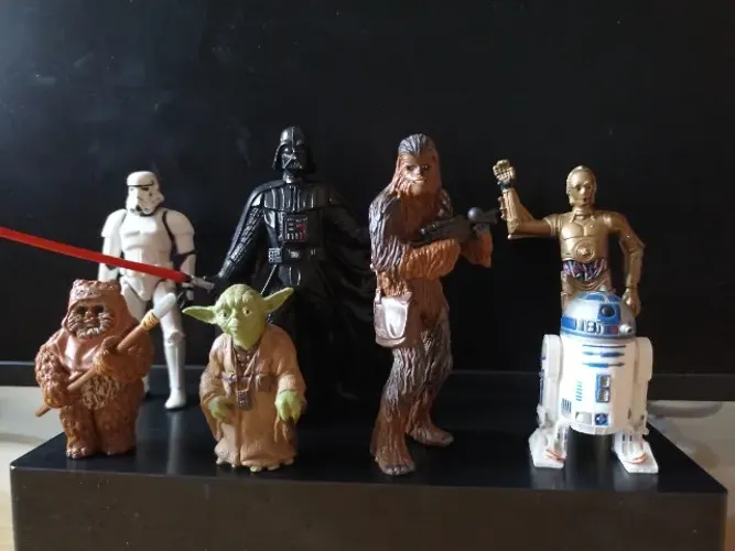 Star Wars - Miniaturas Disney Parks (2004/2007) - Conjunto de 7 figuras