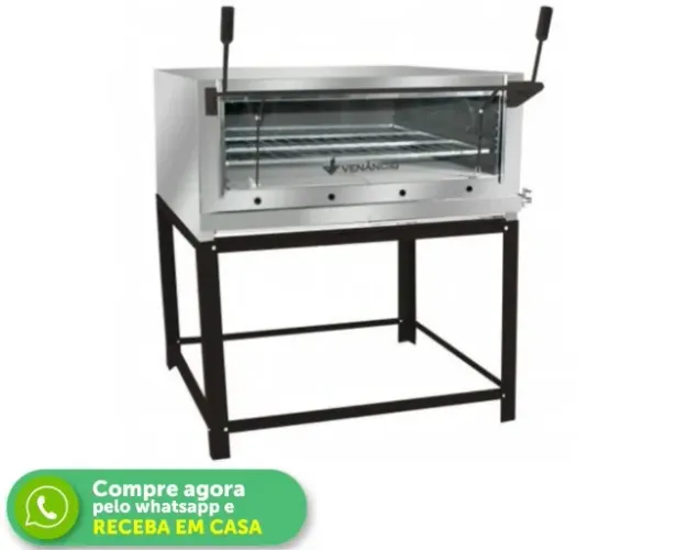 Forno Venâcio Com Pedra Refratátia Novo Industrial