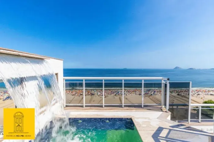 Cobertura Duplex Frente Mar com vista Espetacular