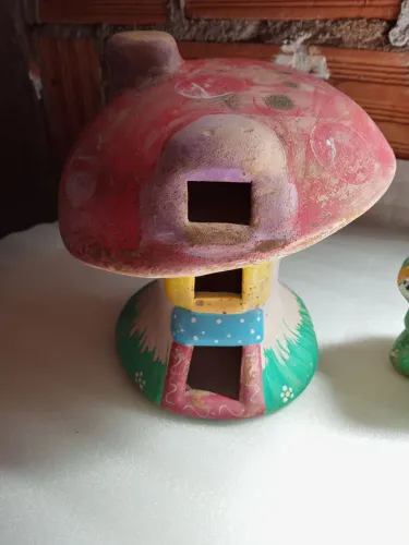 Cogumelo e Sapo Kit Jardim decoração