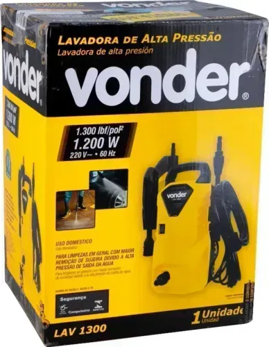 Lavadora de Alta pressão vonder 1300 lbs