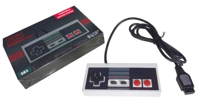 Joystick Gamepad Atari Amiga Master System DB9 Estilo Nintendinho