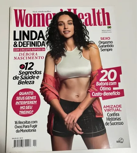 Revista Women's Health - Edição de Maio 2017 - Capa Débora Nascimento
