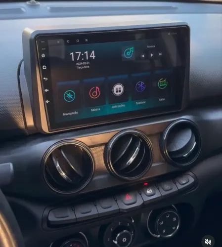 Central multimídia Fiat Argo de 7? de 9? de 10 giratória