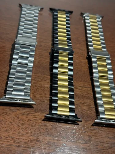 VENDO 3 PULSEIRAS DE AÇO PARA APPLE WATCH 