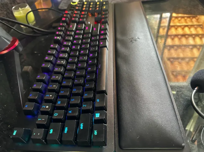 Razer Huntsman Elite - Teclado mecânico gamer (óptico mecânico) -Switch Roxo