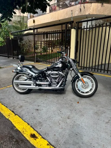 Harley Davidson Softail Fat boy Motor 114 Preta 2022