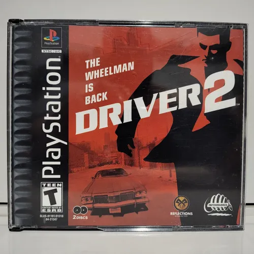 Driver 2 PS1 Americano Completo Black Label Jogo Playstation 1 One CIB