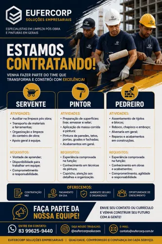 Vaga de emprego 
