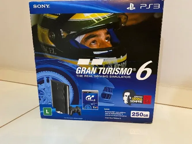 PlayStation 3 Edição Especial Colecionador Tributo Ayrton Senna