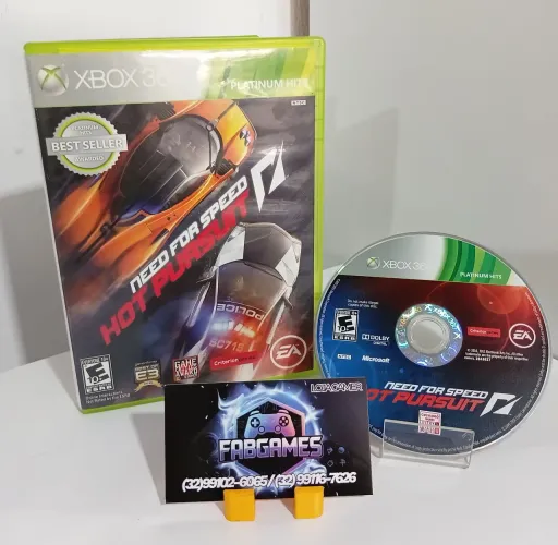 JOGO XBOX 360 original Need for Speed hot Pursuit na PROMOÇÃO. Aqui na LOJA FABGAMES