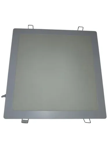 Jogo 8 Painéis Plafon LED Embutir Quadrado 30x30cm 24W Brilia - Luz Branca 6500K