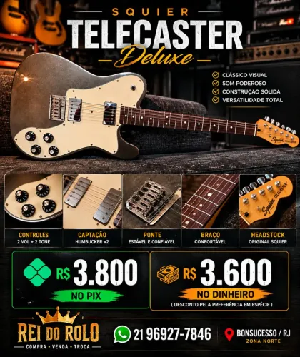 SQUIER TELECASTER DELUXE 