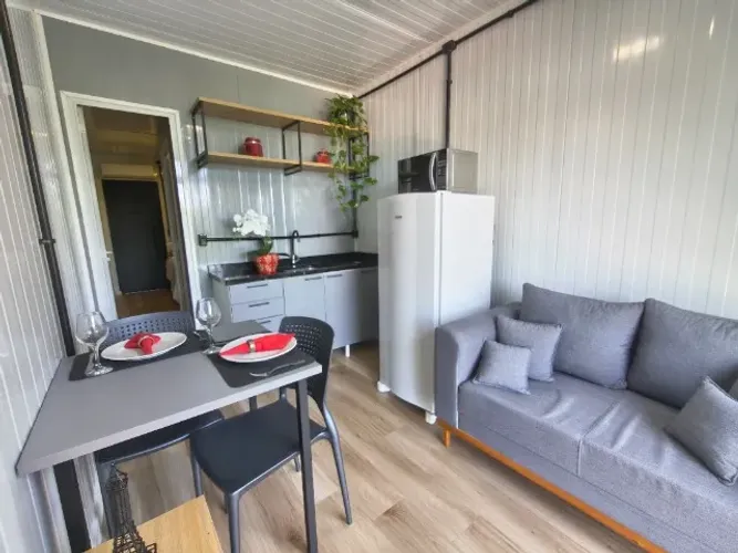 Aluguel Loft com uma suíte e linda vista para o mar - Saco dos Limões
