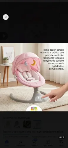 Repousadeira para Bebês até 18 kilos , em estado de nova na caixa