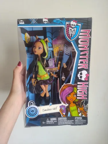 Monster high clawdeen Wolf Scaremaster Completa na caixa