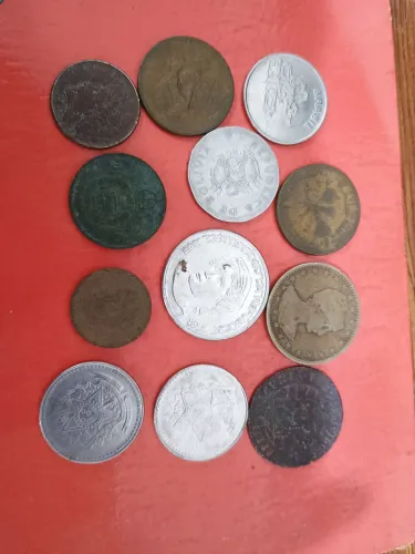 Moedas antigas.