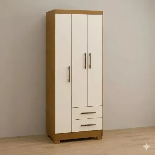 Guarda roupa karla solteiro 3 portas