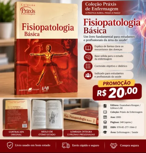 Livro Fisiopatológico Básica - Coleção Práxis Enfermagem