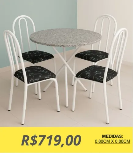 CONJUNTO DE MESA A PRONTA-ENTREGA