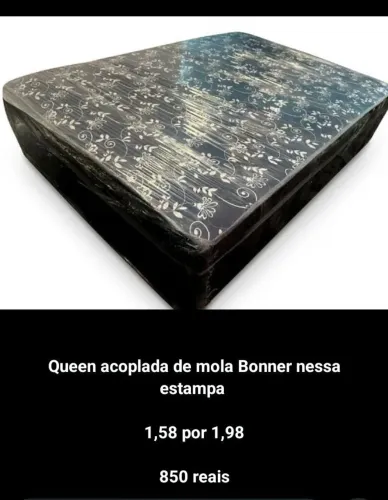 Queen acoplada de mola bonner em promoção