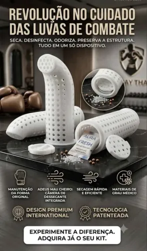 Aerador Secador de Luvas de Boxe Muay thai