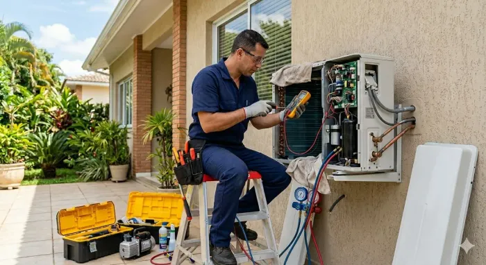 Precisa de eletricista ou técnico de ar? A Eletrogelo resolve hoje com preço justo. Ligue!