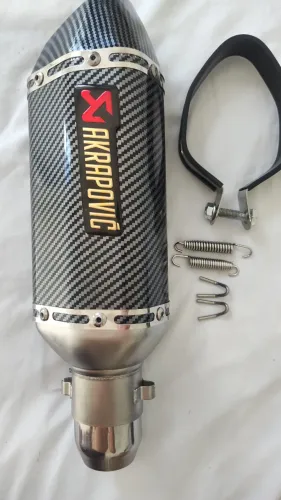 Ponteira esportiva sabor Akrapovic