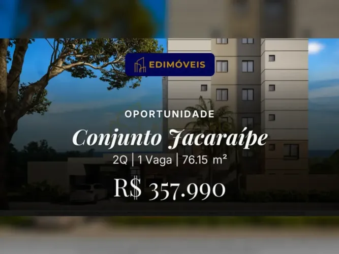 Apartamento 2 quartos em Conjunto Jacaraípe, lazer completo e localização estratégica