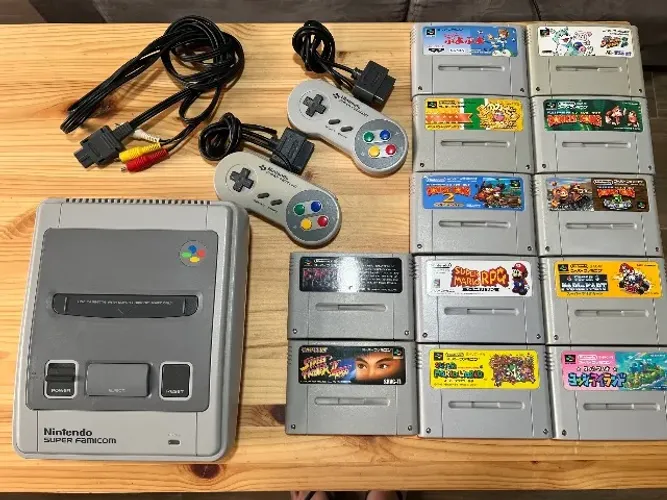     Super Famicom Nintendo Original + 12 Jogos Clássicos