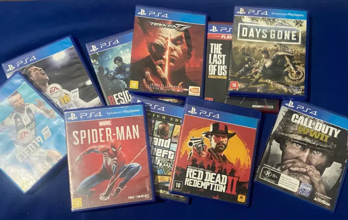 JOGOS DE PLAYSTATION 4/ PS4 - MÍDIA FÍSICA
