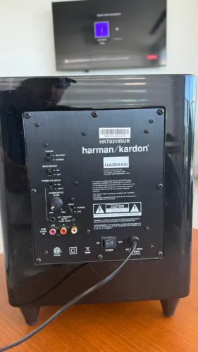 receiver yamaha com subwoofer da harman kardon boston mcs 160