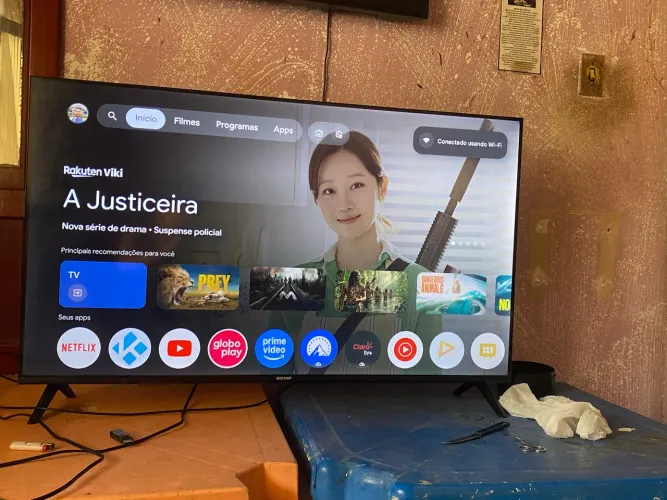 Smart TV SEMP 43" Full HD LED Semp S42 Google TV 2 HDMI