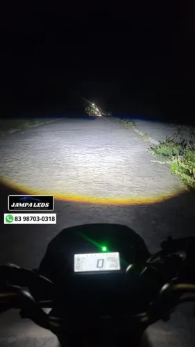 Led bi projetor moto e carro h4