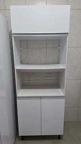 Torre Quente Armário de Cozinha Para 2 Fornos 100% MDF