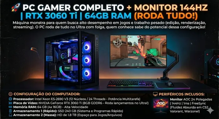 Pc gamer completo