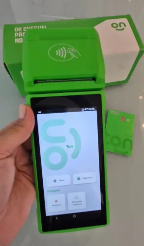 Maquininha nova de cartão